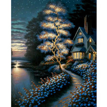 Load image into Gallery viewer, Diamond Painting - Full Round - Dream night scene (40*50CM)