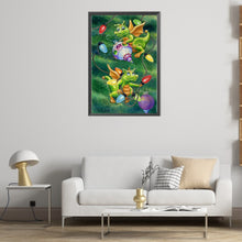 Load image into Gallery viewer, AB Diamond Painting - Full Round - Little green dragons and Christmas decorations (40*60CM)