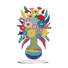 Load image into Gallery viewer, Acrylic Special Shape Vase Diamond Painting Desktop Decors for Home Office Decor