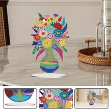 Load image into Gallery viewer, Acrylic Special Shape Vase Diamond Painting Desktop Decors for Home Office Decor