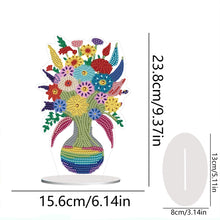 Load image into Gallery viewer, Acrylic Special Shape Vase Diamond Painting Desktop Decors for Home Office Decor
