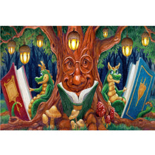 Load image into Gallery viewer, Diamond Painting - Full Square - Little dragon man sacred tree (60*40CM)