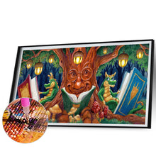 Load image into Gallery viewer, Diamond Painting - Full Square - Little dragon man sacred tree (60*40CM)