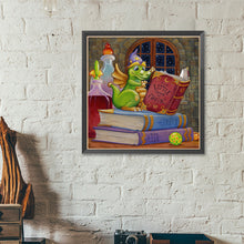 Load image into Gallery viewer, Diamond Painting - Full Round - Study magic Dragon of the law (40*40CM)