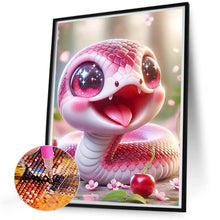 Load image into Gallery viewer, Diamond Painting - Full Round - Pink snake baby (35*45CM)