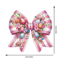 Load image into Gallery viewer, Easter Bow DIY Diamond Art Pendant Kit Diamond Painting Ornaments for Wall Door