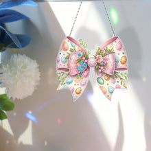 Load image into Gallery viewer, Easter Bow DIY Diamond Art Pendant Kit Diamond Painting Ornaments for Wall Door