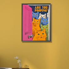 Load image into Gallery viewer, Diamond Painting - Full Round - Cat (40*55CM)