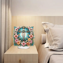 Load image into Gallery viewer, Acrylic Special Shape Cross Jesus Diamond Painting Desktop Ornaments for Adults