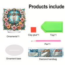 Load image into Gallery viewer, Acrylic Special Shape Cross Jesus Diamond Painting Desktop Ornaments for Adults