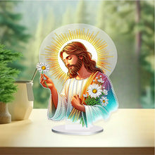 Load image into Gallery viewer, Acrylic Special Shape Sunshine Jesus Diamond Painting Desktop Ornaments