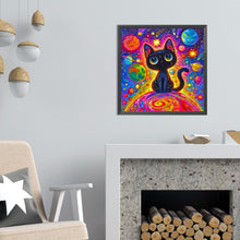 Load image into Gallery viewer, Diamond Painting - Full Round - Colorful cat (50*50CM)