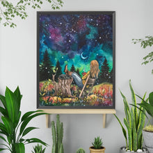 Load image into Gallery viewer, Diamond Painting - Full Square - Moon watching at night (40*50CM)
