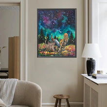 Load image into Gallery viewer, Diamond Painting - Full Square - Moon watching at night (40*50CM)