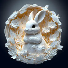 Load image into Gallery viewer, Diamond Painting - Full Round - Embossed rabbit (30*30CM)