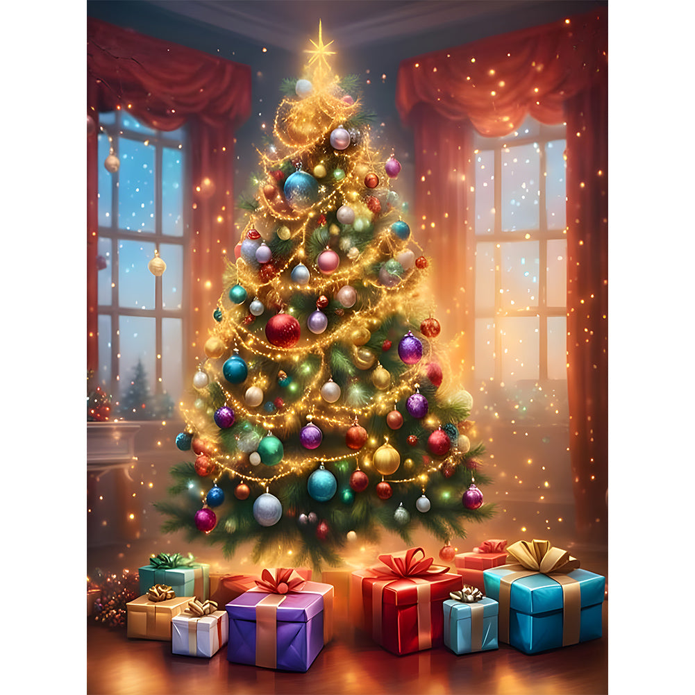 Diamond Painting - Full Round - Christmas tree (30*40CM)
