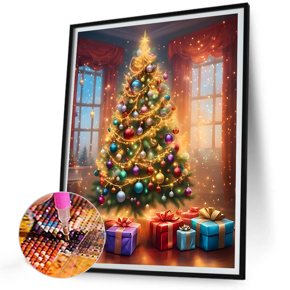 Diamond Painting - Full Round - Christmas tree (30*40CM)