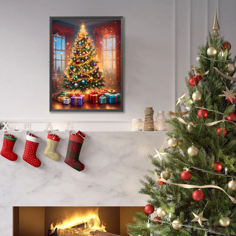 Diamond Painting - Full Round - Christmas tree (30*40CM)