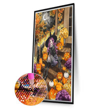 Load image into Gallery viewer, Diamond Painting - Full Square - Halloween girl (40*60CM)