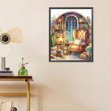 Load image into Gallery viewer, Diamond Painting - Full Round - Magic bookstore (40*50CM)