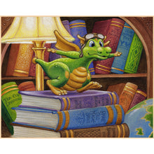 Load image into Gallery viewer, Diamond Painting - Full Round - Dragon (50*40CM)
