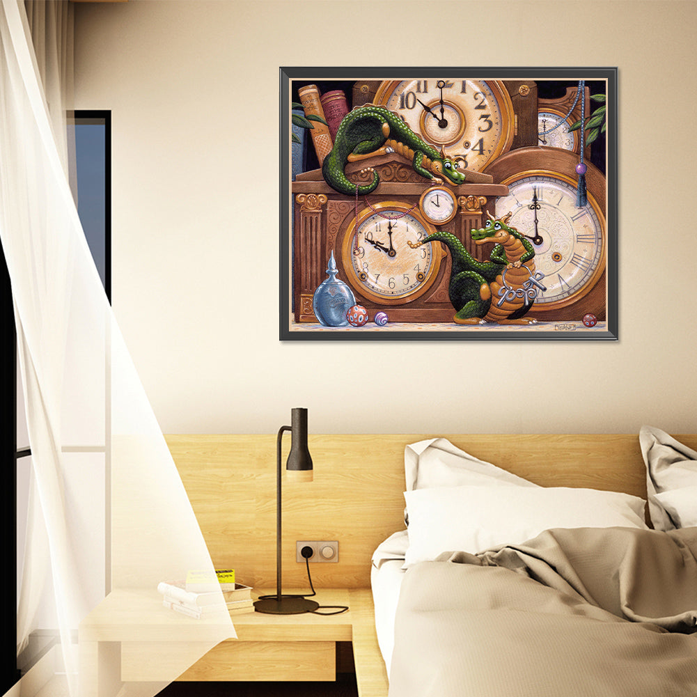 Diamond Painting - Full Round - Dragon (50*40CM)