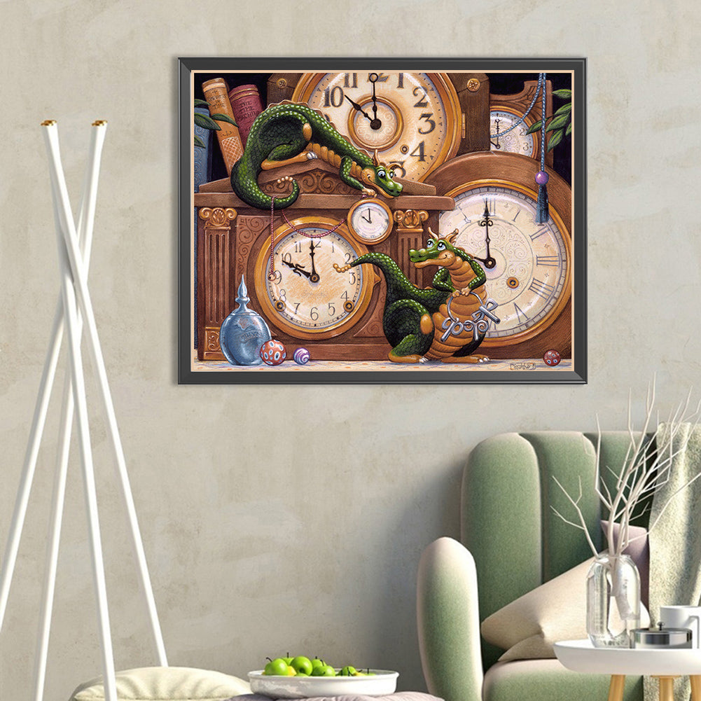 Diamond Painting - Full Round - Dragon (50*40CM)