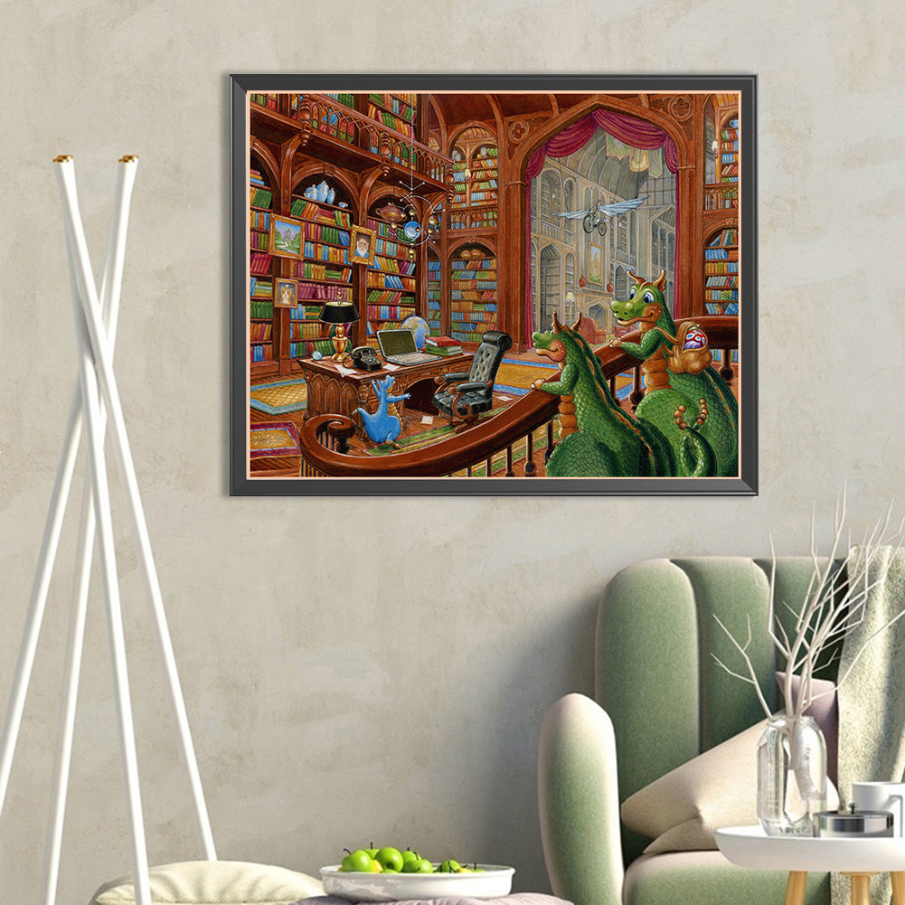 Diamond Painting - Full Round - Dragon (50*40CM)