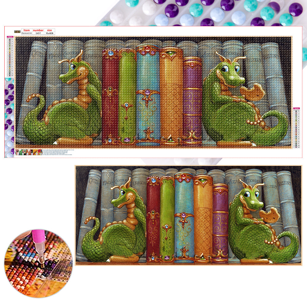 Diamond Painting - Full Round - Dragon (90*40CM)