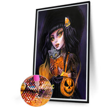 Load image into Gallery viewer, AB Diamond Painting - Full Round - Mystic girl (40*60CM)