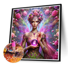 Load image into Gallery viewer, Diamond Painting - Full Round - Crystal flower fairy woman (40*40CM)