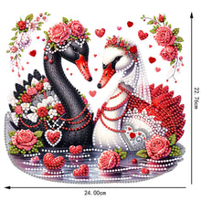 Load image into Gallery viewer, Acrylic Special Shape Valentines Day Swan 5D DIY Diamond Painting Ornament