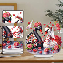 Load image into Gallery viewer, Acrylic Special Shape Valentines Day Swan 5D DIY Diamond Painting Ornament
