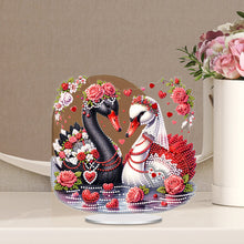 Load image into Gallery viewer, Acrylic Special Shape Valentines Day Swan 5D DIY Diamond Painting Ornament