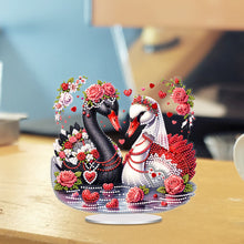 Load image into Gallery viewer, Acrylic Special Shape Valentines Day Swan 5D DIY Diamond Painting Ornament