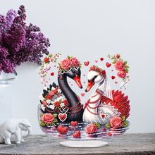 Load image into Gallery viewer, Acrylic Special Shape Valentines Day Swan 5D DIY Diamond Painting Ornament