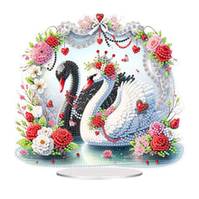 Load image into Gallery viewer, Acrylic Special Shape Valentines Day Swan 5D DIY Diamond Painting Ornament