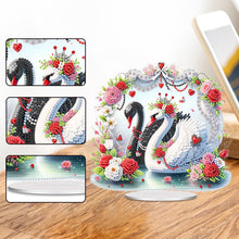 Load image into Gallery viewer, Acrylic Special Shape Valentines Day Swan 5D DIY Diamond Painting Ornament