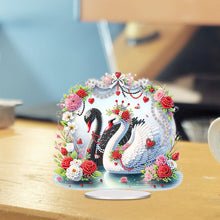 Load image into Gallery viewer, Acrylic Special Shape Valentines Day Swan 5D DIY Diamond Painting Ornament