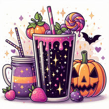 Load image into Gallery viewer, Diamond Painting - Full Round - Halloween coffee cup (40*40CM)