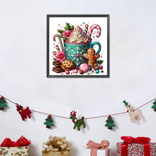 Load image into Gallery viewer, Diamond Painting - Full Round - Christmas coffee cup (40*40CM)