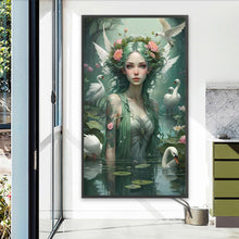 Load image into Gallery viewer, Diamond Painting - Full Square - Girl in Swan Lake (40*70CM)