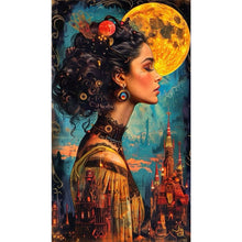 Load image into Gallery viewer, Diamond Painting - Full Square - Girl profile (40*70CM)