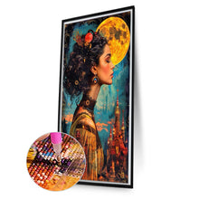 Load image into Gallery viewer, Diamond Painting - Full Square - Girl profile (40*70CM)