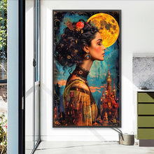 Load image into Gallery viewer, Diamond Painting - Full Square - Girl profile (40*70CM)