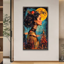 Load image into Gallery viewer, Diamond Painting - Full Square - Girl profile (40*70CM)