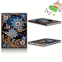 Load image into Gallery viewer, Special Shaped Flower 50 Pages Diamond Painting Notebook for Adults Students