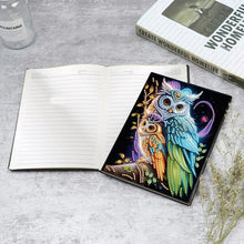 Load image into Gallery viewer, Special Shaped Owl 50 Pages Diamond Painting Notebook for Adults Students