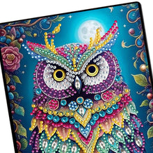 Load image into Gallery viewer, Special Shaped Owl 50 Pages Diamond Painting Notebook for Adults Students