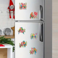 Load image into Gallery viewer, 6Pcs Bouquet Diamond Art Fridge Magnet DIY Fridge Stickers for Car Mailbox Decor